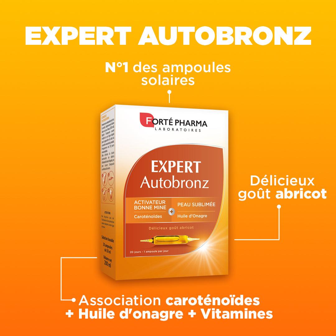 Expert Autobronz : N°1 des ampoules solaires, Délicieux goût abricot