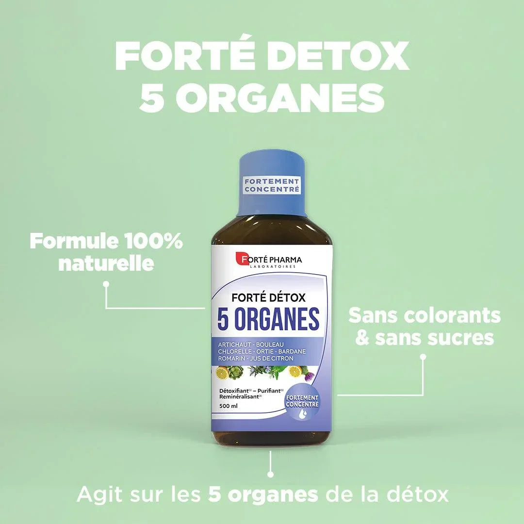Forté Détox 5 organes - Forté Pharma - Forté Détox 5 organes - Unité
