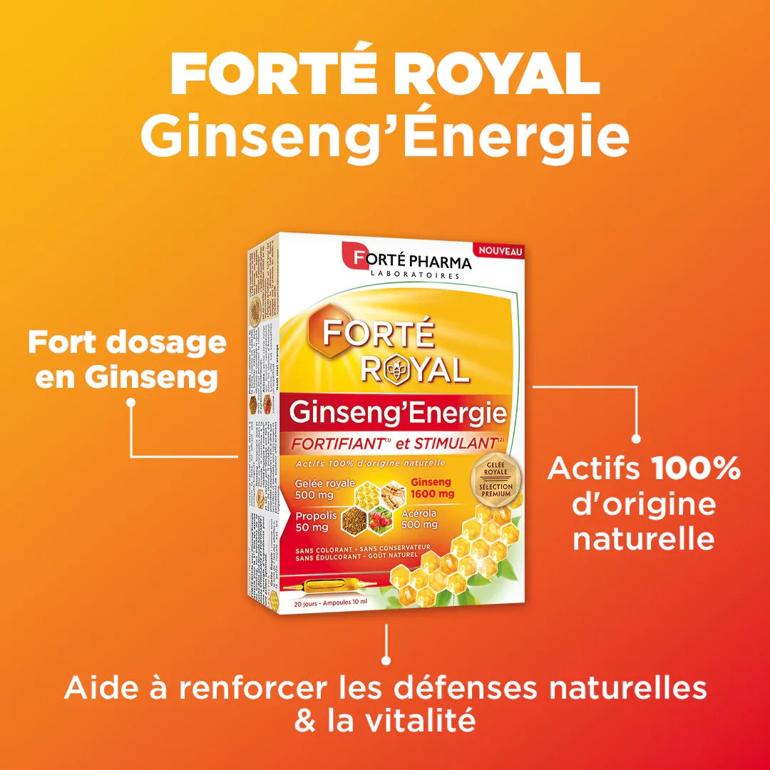 Forté Royal Ginseng'Energie - Forté Pharma - Forté Royal Ginseng'Energie - Default Title