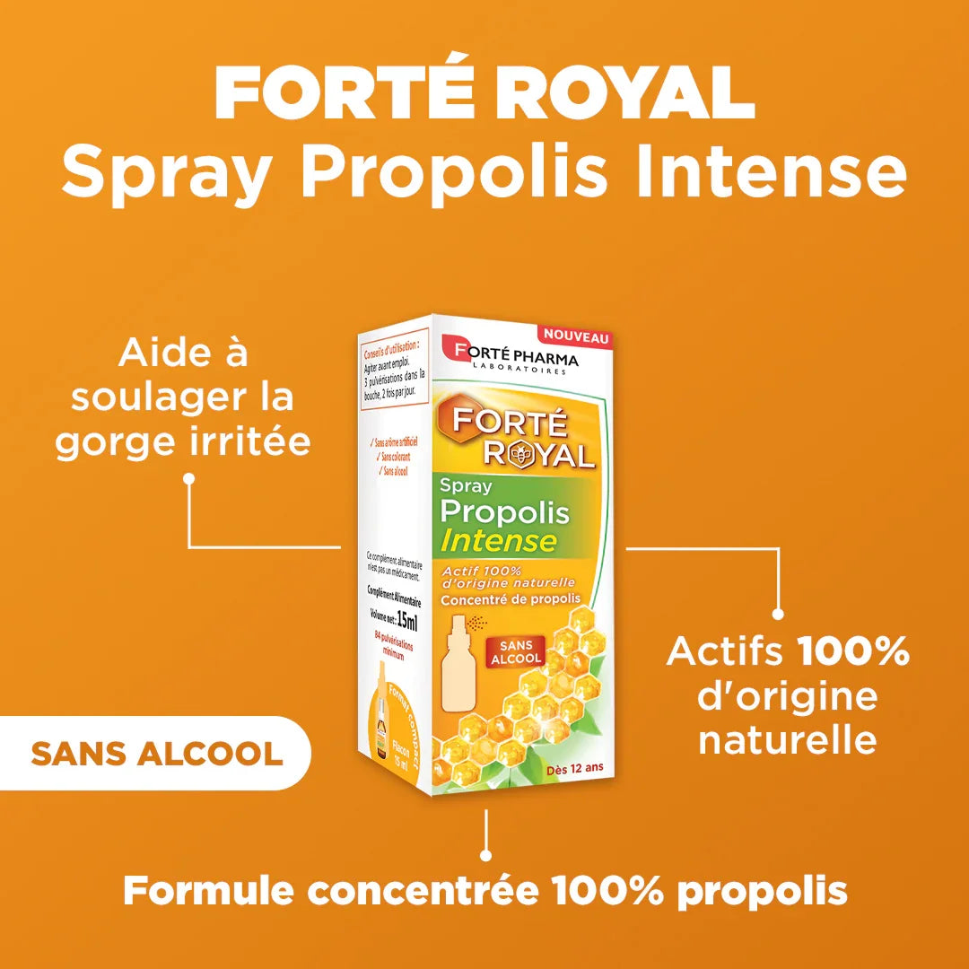 Forté Royal Spray Propolis Intense - Forté Pharma - Forté Royal Spray Propolis Intense - Default Title
