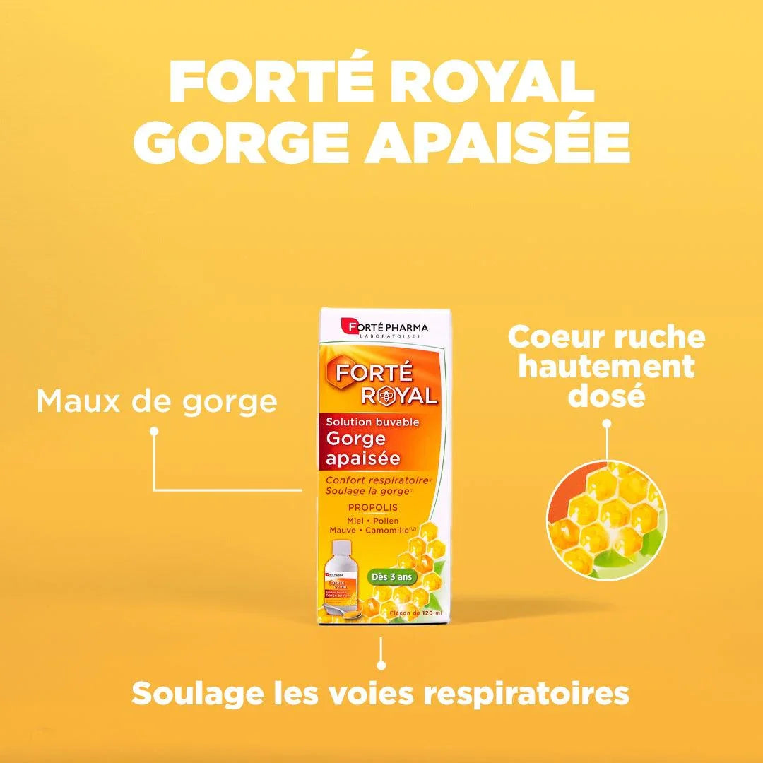 Forté Royal Solution buvable Gorge apaisée - Forté Pharma - Forté Royal Solution buvable Gorge apaisée - Default Title