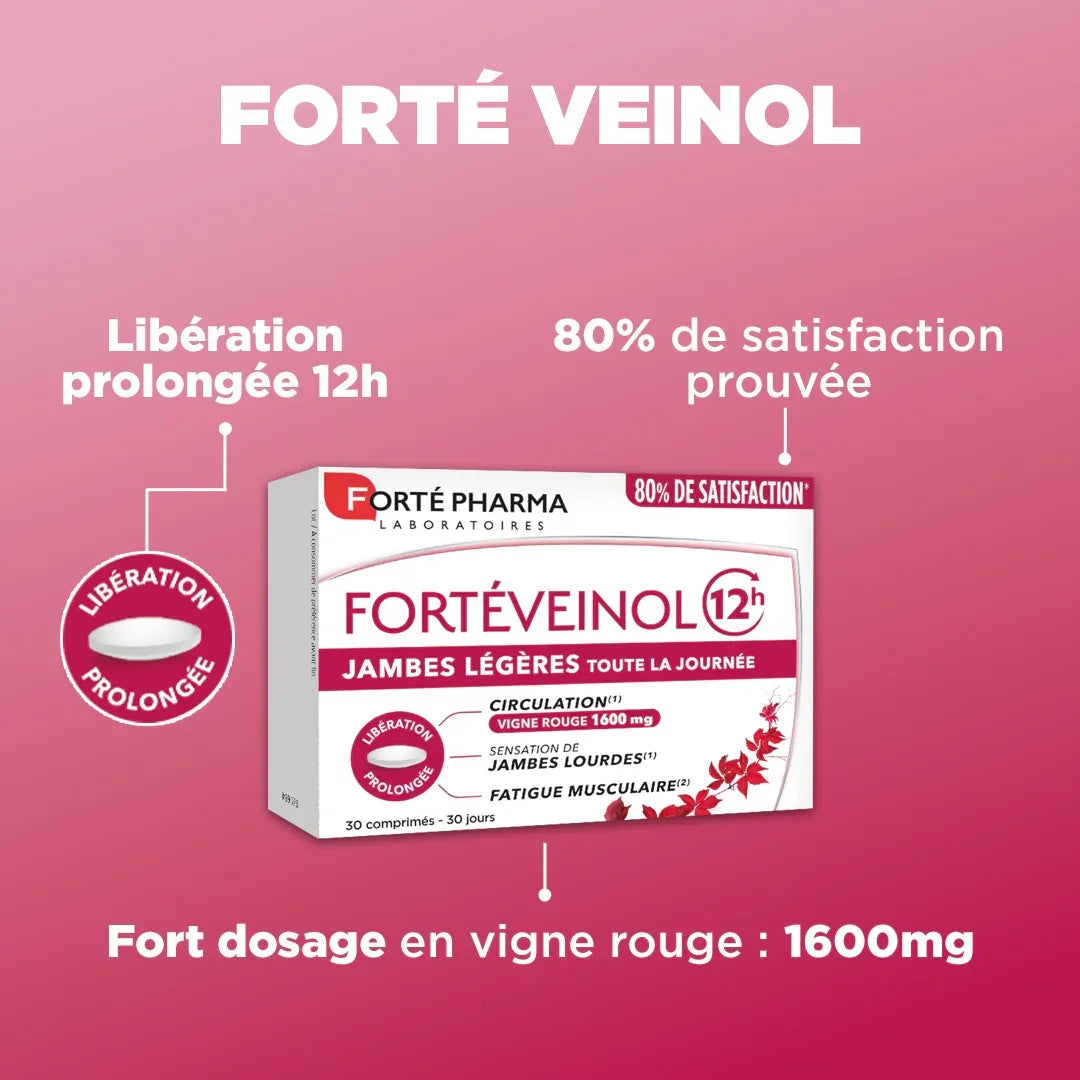 Forté Veinol 12h - Forté Pharma - Forté Veinol 12h - 1 mois
