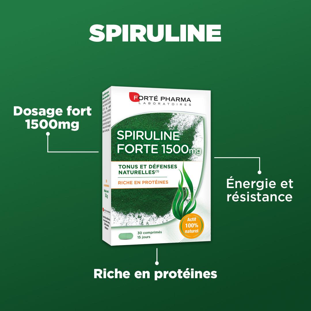 Spiruline naturelle, super-aliment vitalité.