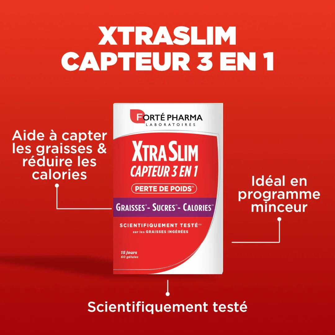 Attributs XtraSlim Capteur 3 en 1 Forté Pharma