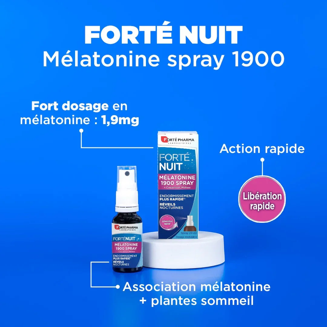 Mélatonine Spray 1900 - Forté Pharma - Mélatonine Spray 1900 - Default Title