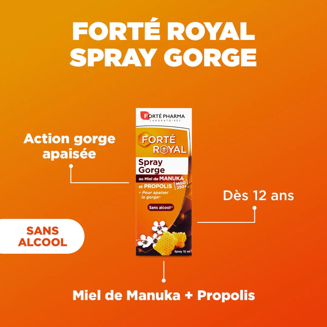 Forté Royal Spray Gorge Manuka Propolis - Forté Pharma - Forté Royal Spray Gorge Manuka Propolis - Default Title