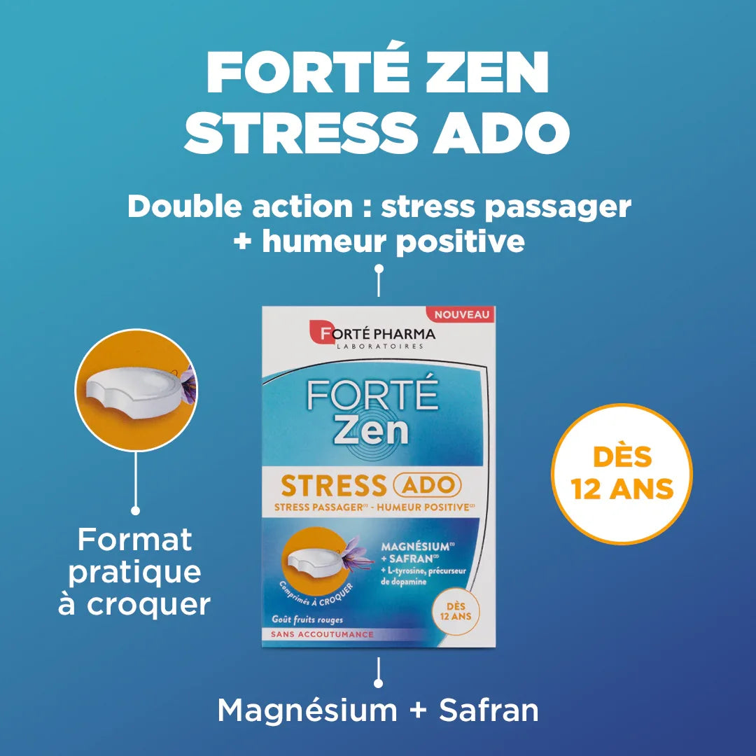 FortéZen Stress Ado - Forté Pharma - FortéZen Stress Ado - Default Title