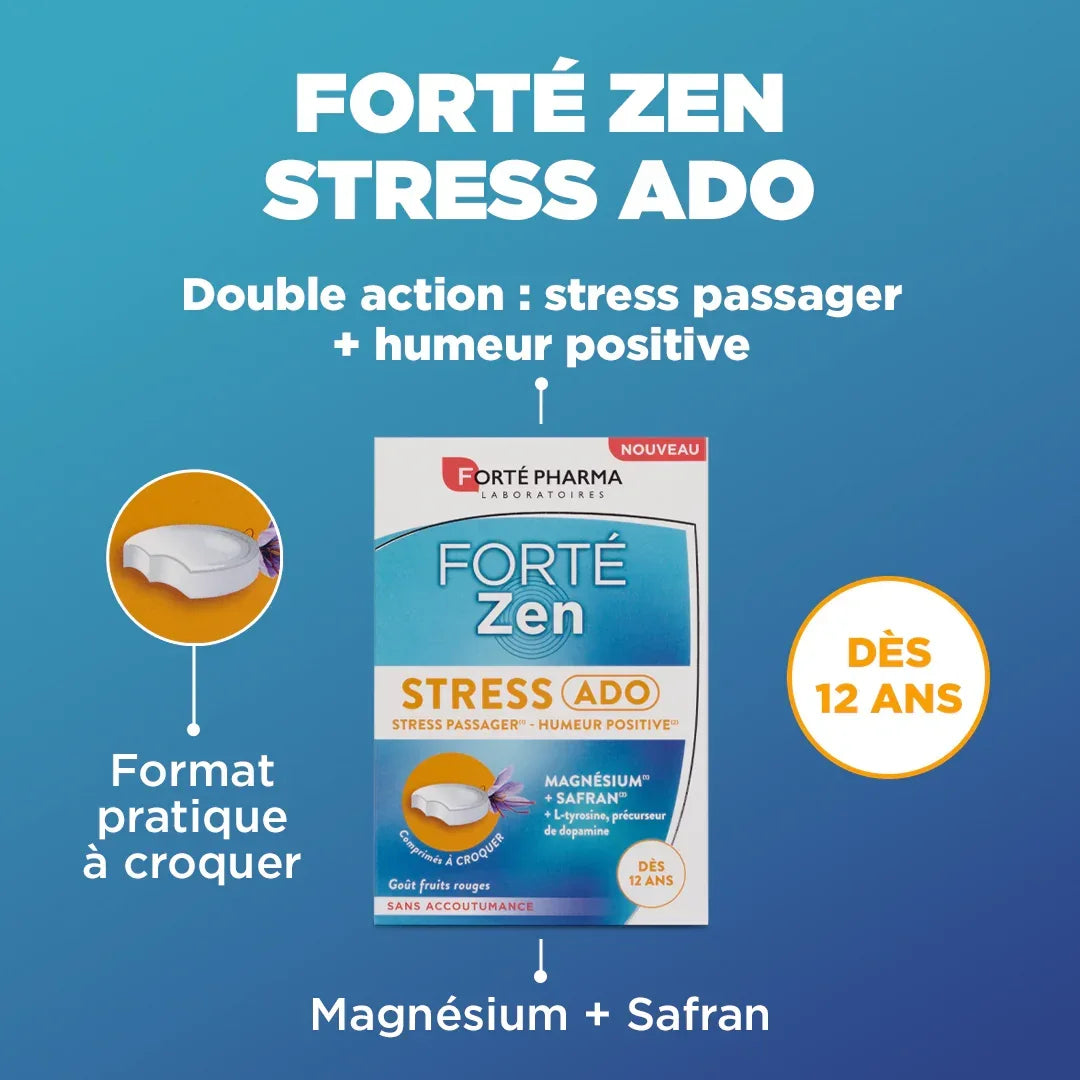 FortéZen Stress Ado - Forté Pharma - FortéZen Stress Ado - Default Title