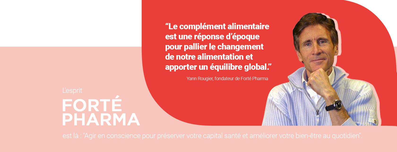 Yann Rougier, fondateur de Forté Pharma