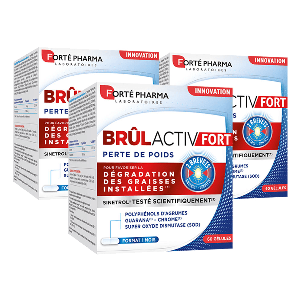 Lot de 3 BrûlActiv Fort - Forté Pharma