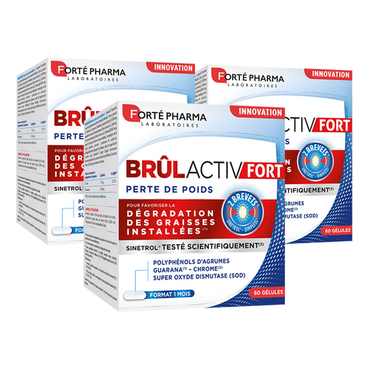 Lot de 3 BrûlActiv Fort - Forté Pharma