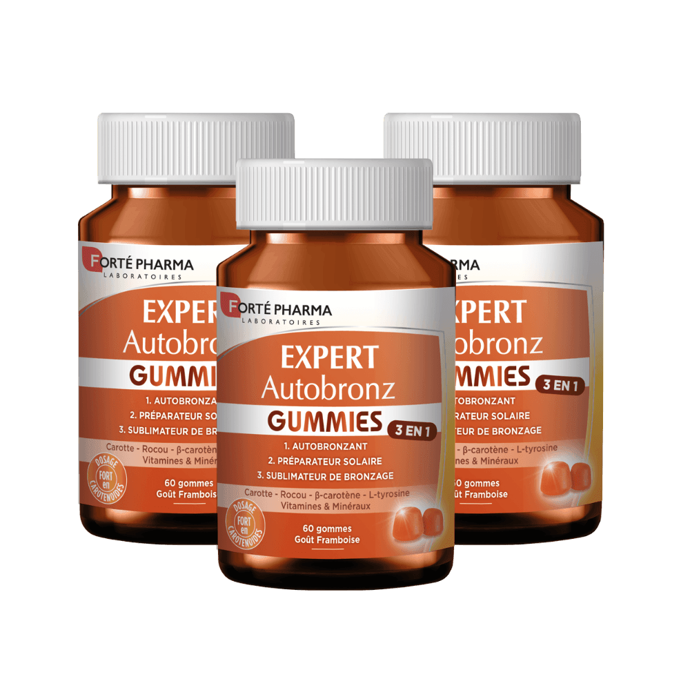 Lot de 3 Expert AutoBronz Gummies - Forté Pharma