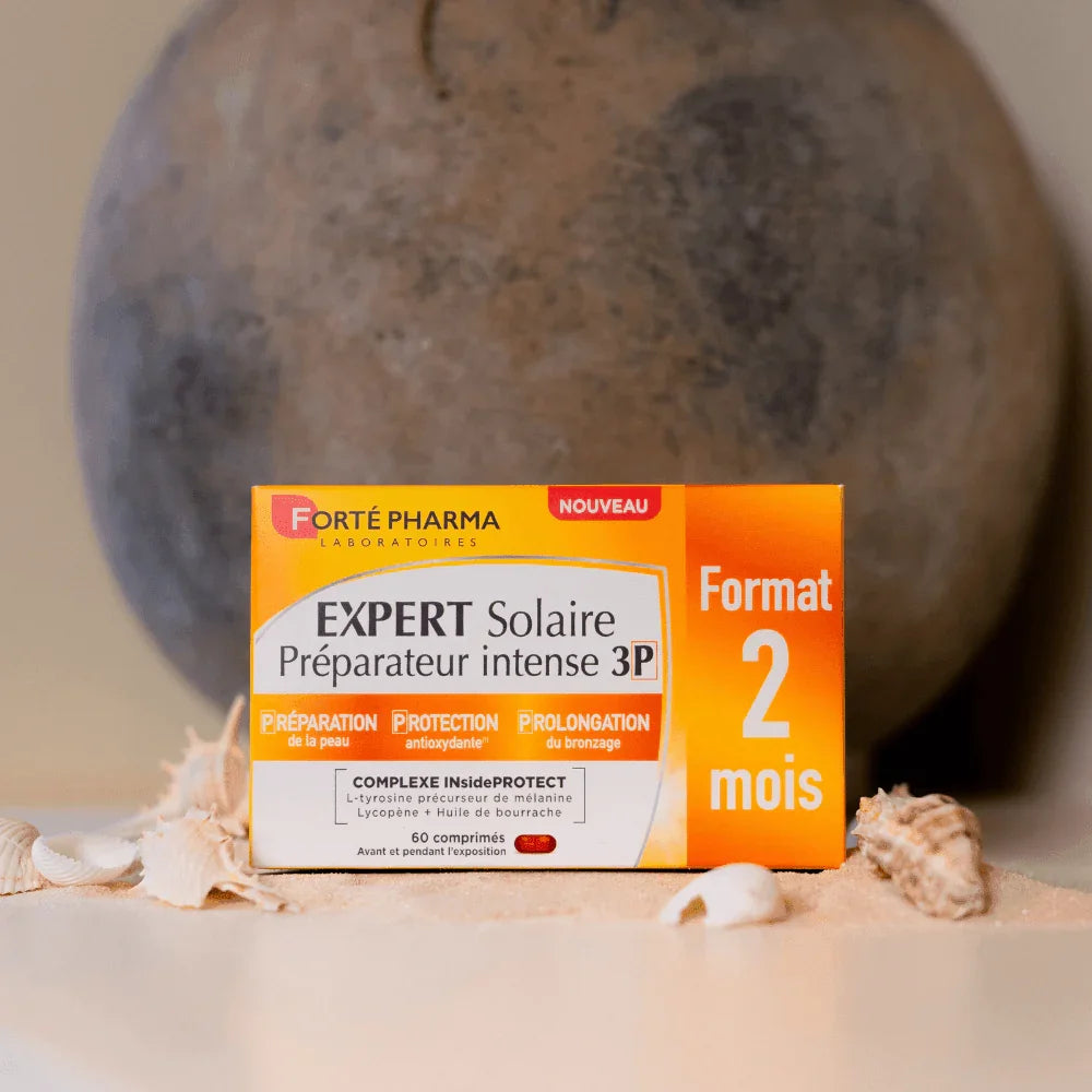 Expert Solaire Préparateur Intense 3P - Forté Pharma - Expert Solaire Préparateur Intense 3P - 30 comprimés