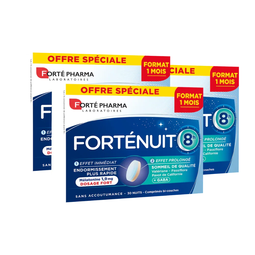 FortéNuit 8h lot de 3