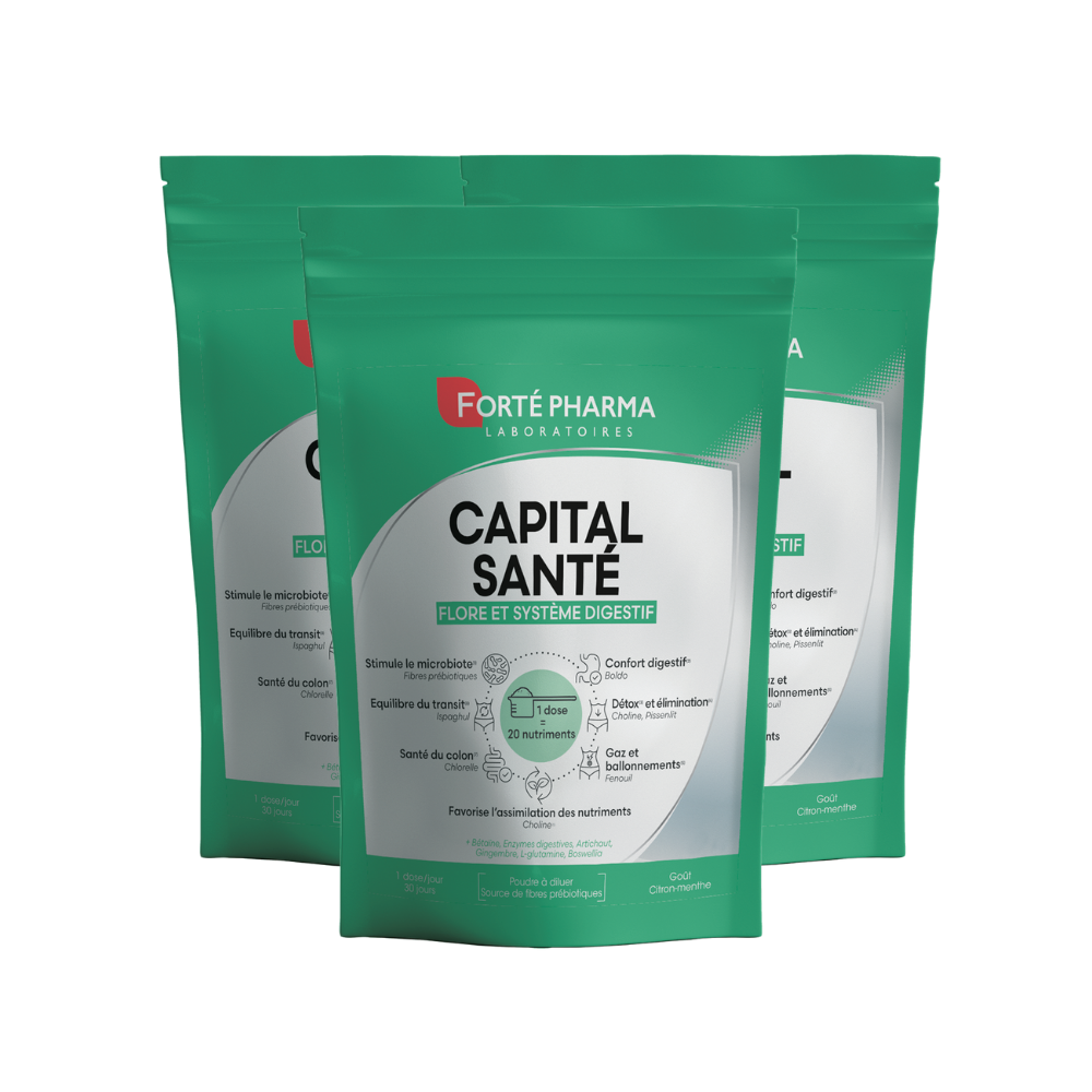 Lot de 3 Capital Santé Flore et Système Digestif
