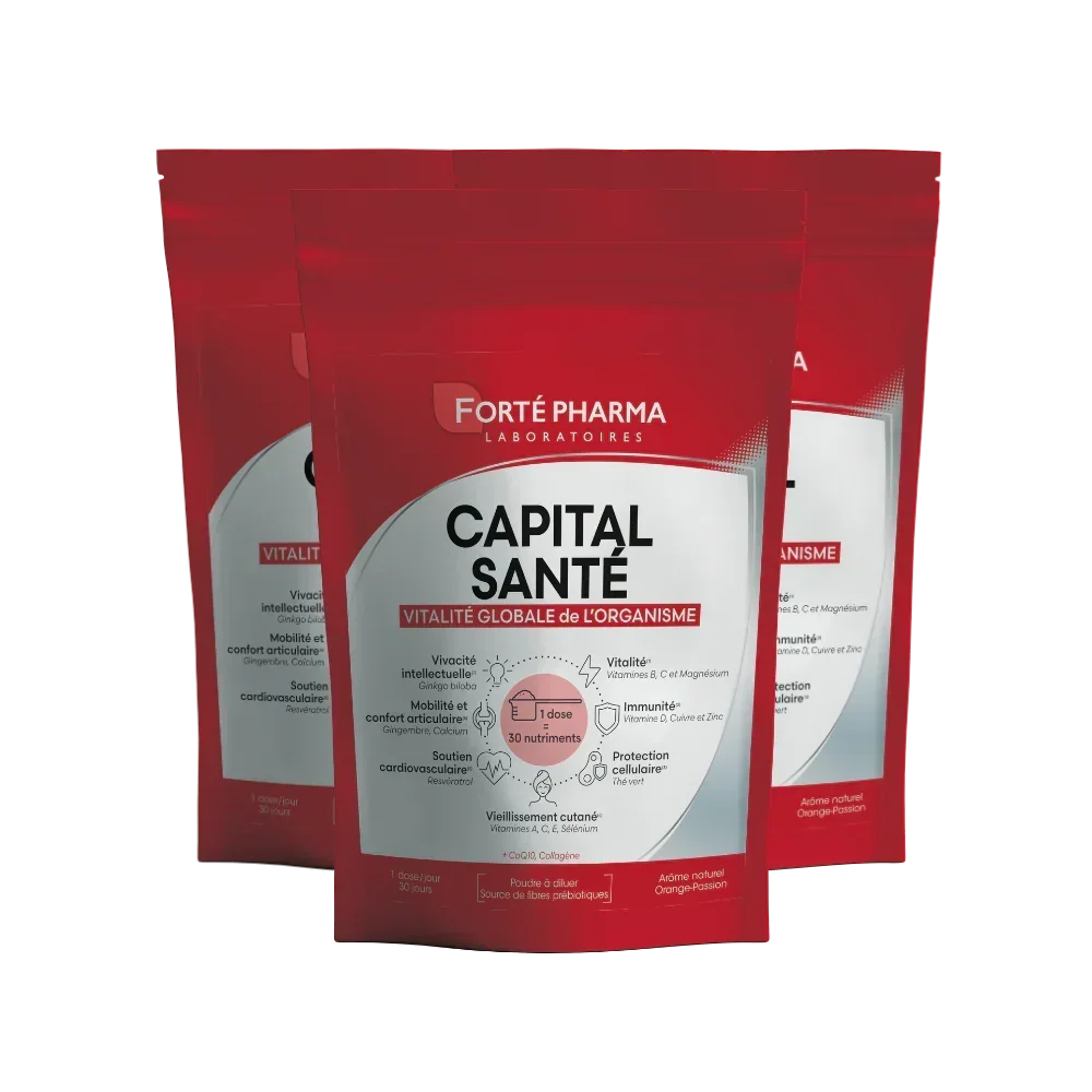 Lot de 3 Capital Santé Vitalité de l'Organisme