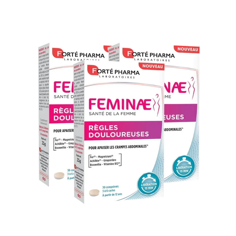 Lot de 3 FEMINÆ Règles Douloureuses