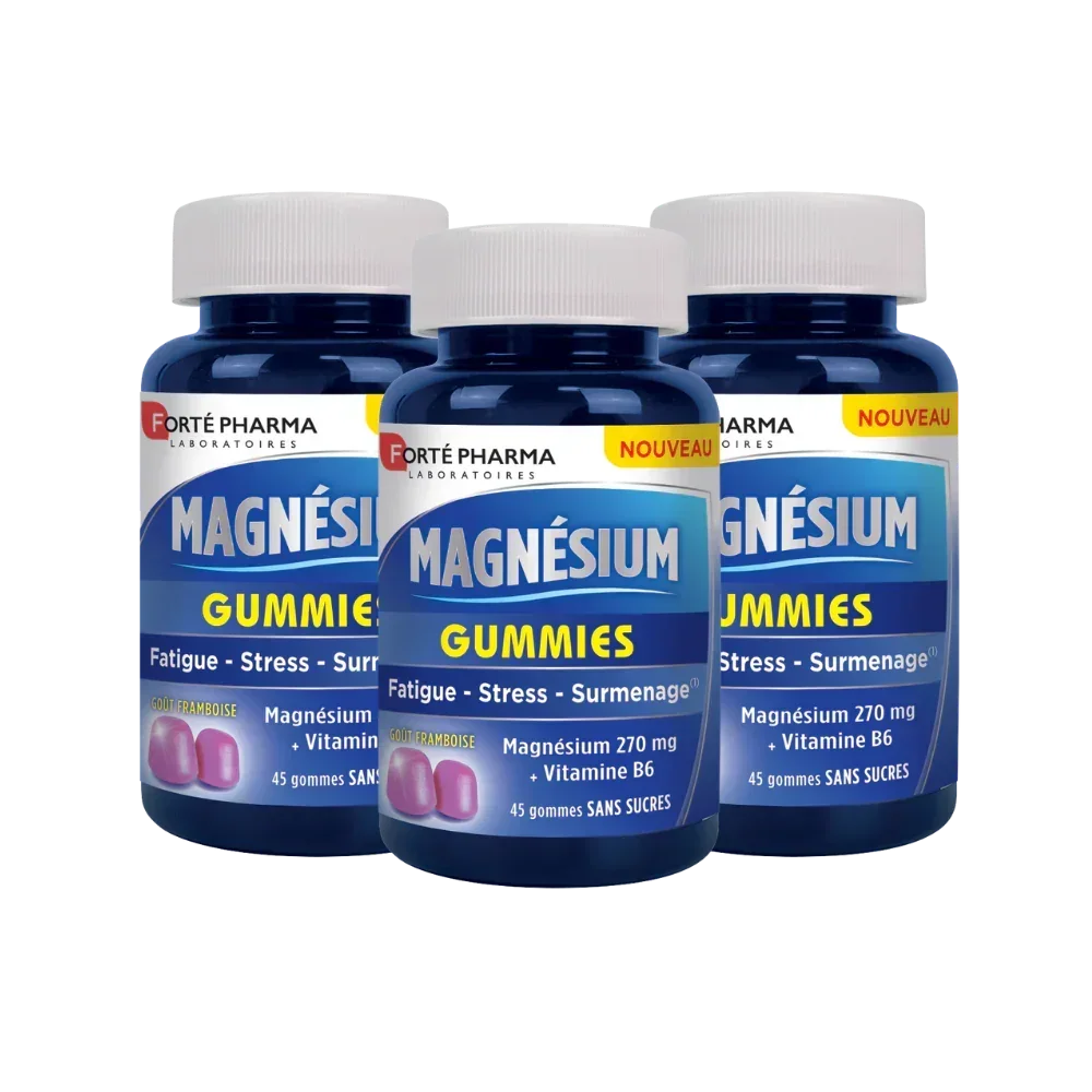 Lot de 3 Magnésium Gummies