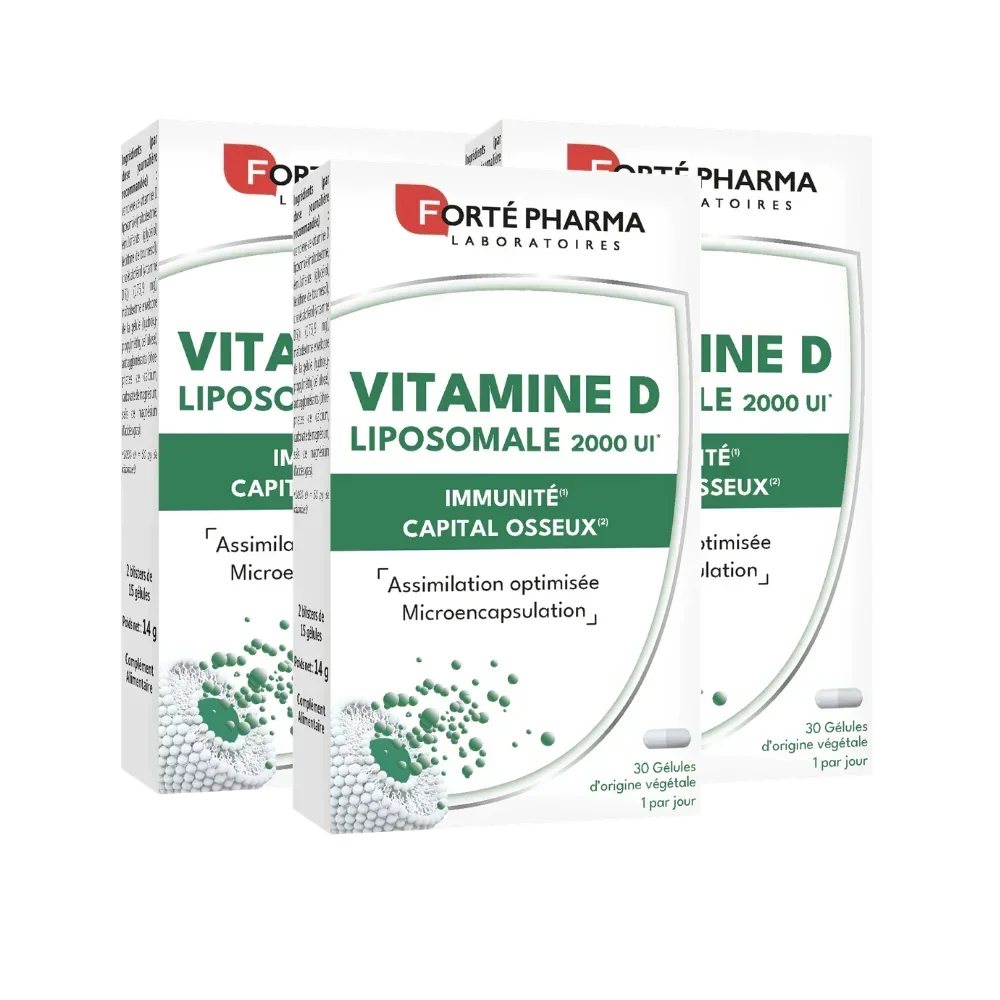 Lot de 3 Vitamine D Liposomale