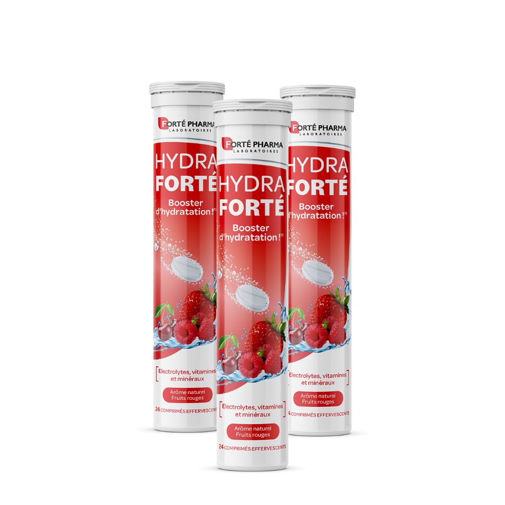 Lot de 3 Hydra Forté fruits rouges