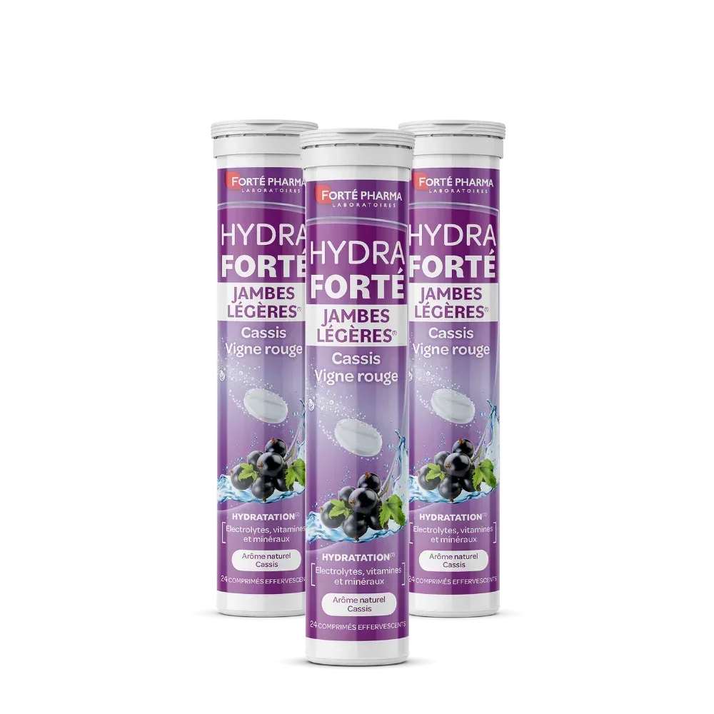 Lot de 3 Hydra Forté Jambes Légères - Forté Pharma - Lot de 3 Hydra Forté Jambes Légères - Default Title