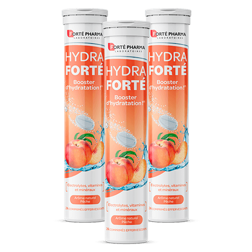 Lot de 3 Hydra Forté Pêche - Forté Pharma