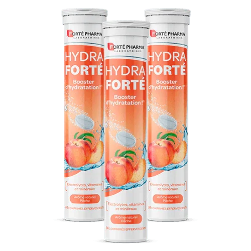 Lot de 3 Hydra Forté Pêche - Forté Pharma - Lot de 3 Hydra Forté Pêche - Default Title