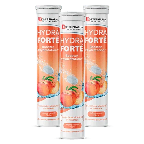 Lot de 3 Hydra Forté Pêche - Forté Pharma - Lot de 3 Hydra Forté Pêche - Default Title