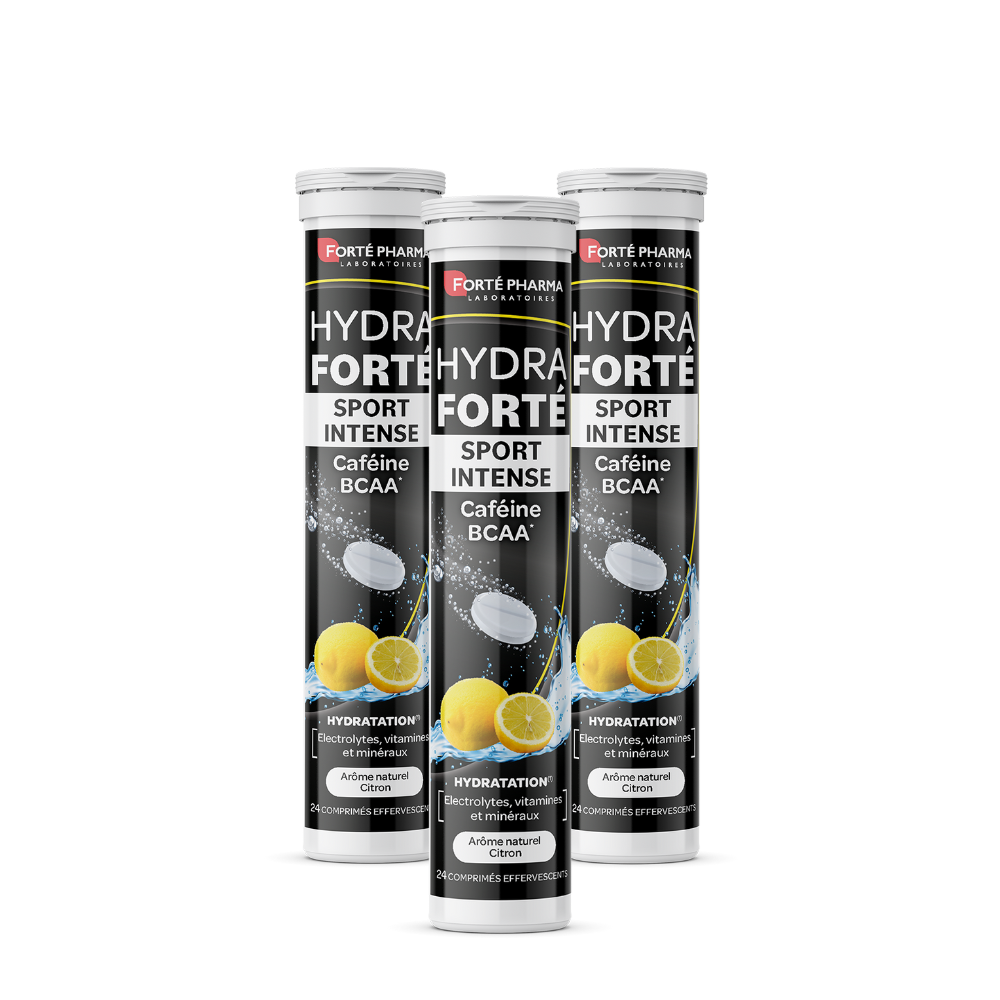 Lot de 3 Hydra Forté Sport Intense caféine BCAA