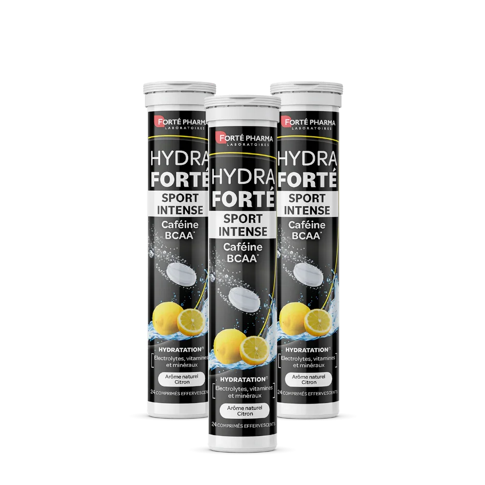 Lot de 3 Hydra Forté Sport Intense caféine BCAA