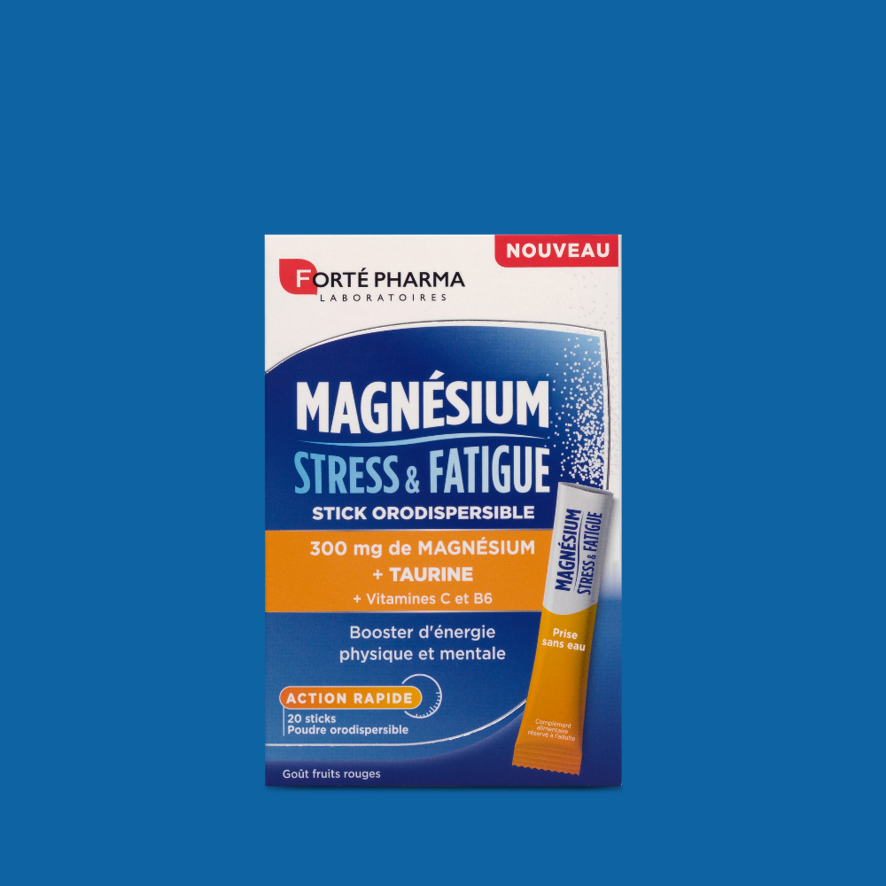 Magnésium Stress et Fatigue stick orodispersible