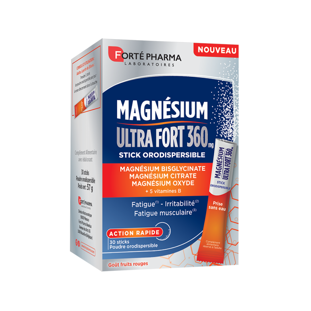 Achetez notre Magnésium Ultra Fort Stick fatigue irritabilité