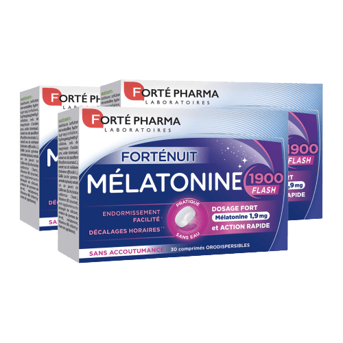 Lot de 3 Mélatonine 1900 Flash - Forté Pharma