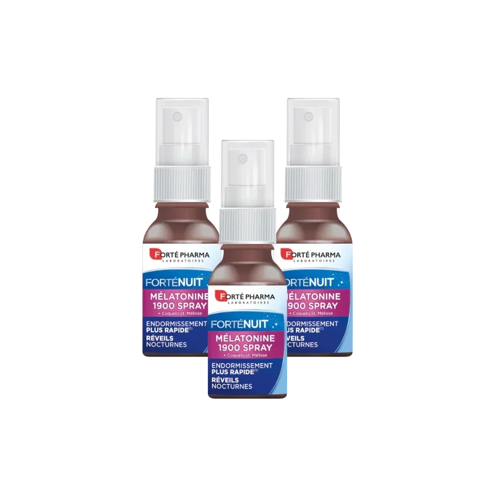 Lot de 3 Mélatonine Spray 1900 - Forté Pharma - Lot de 3 Mélatonine Spray 1900 - Default Title