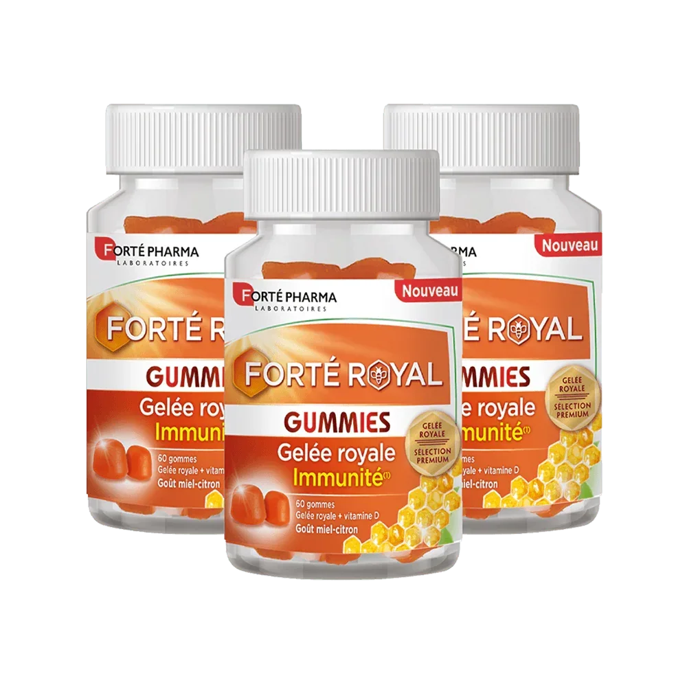 Lot de 3 Forte Royal Gummies Gelée Royale Immunité - Forté Pharma - Lot de 3 Forte Royal Gummies Gelée Royale Immunité - Default Title
