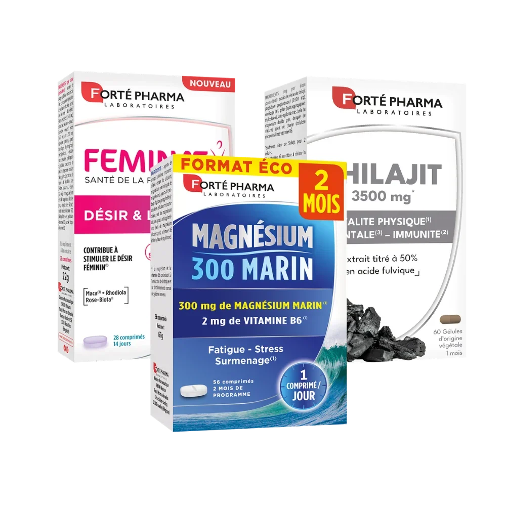Achetez notre Pack Désir Féminin & Bien-être femme Forté Pharma