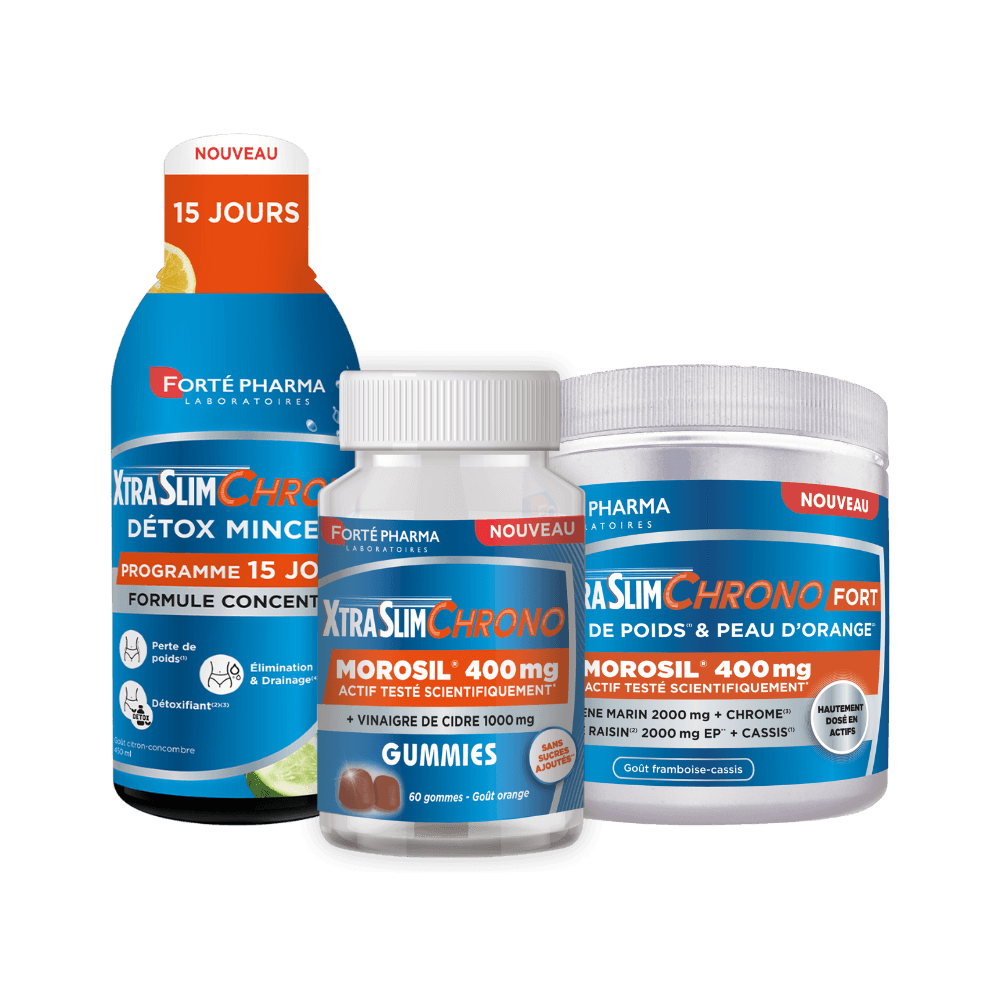 Pack Trio Minceur XtraSlim Chrono - Forté Pharma