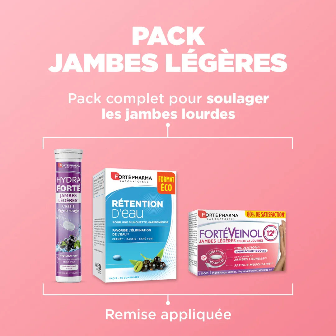 Achetez notre pack jambes légères pour soulager les jambes lourdes