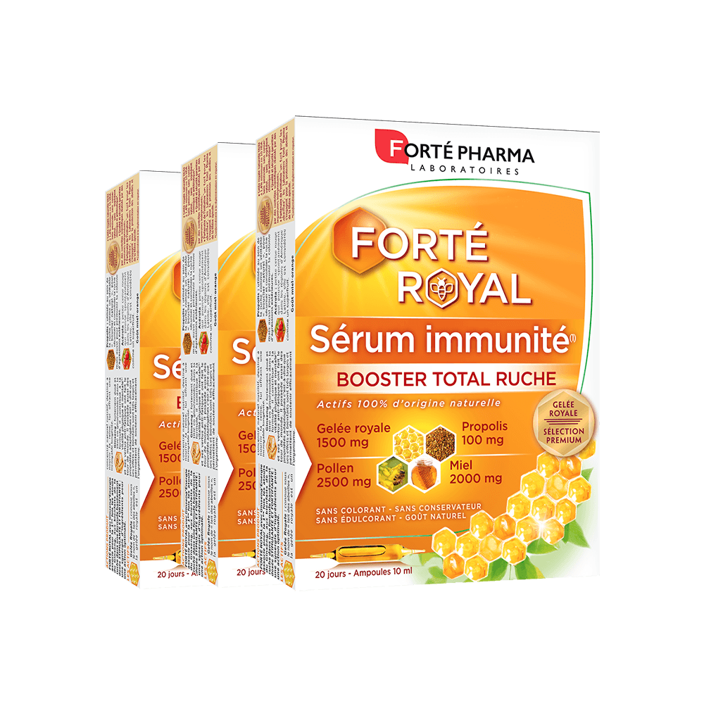 Lot de 3 Forté Royal Sérum immunité - Forté Pharma