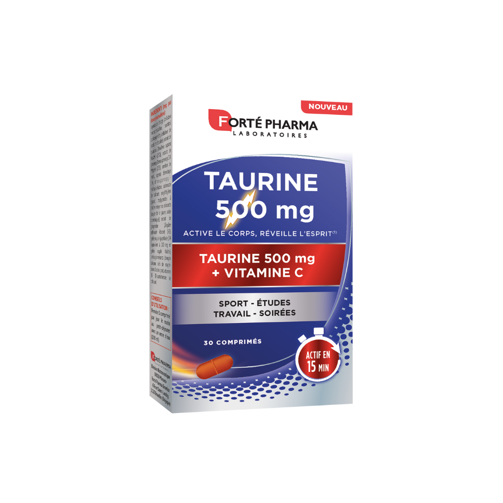Achetez notre Taurine 500 mg et vitamine C