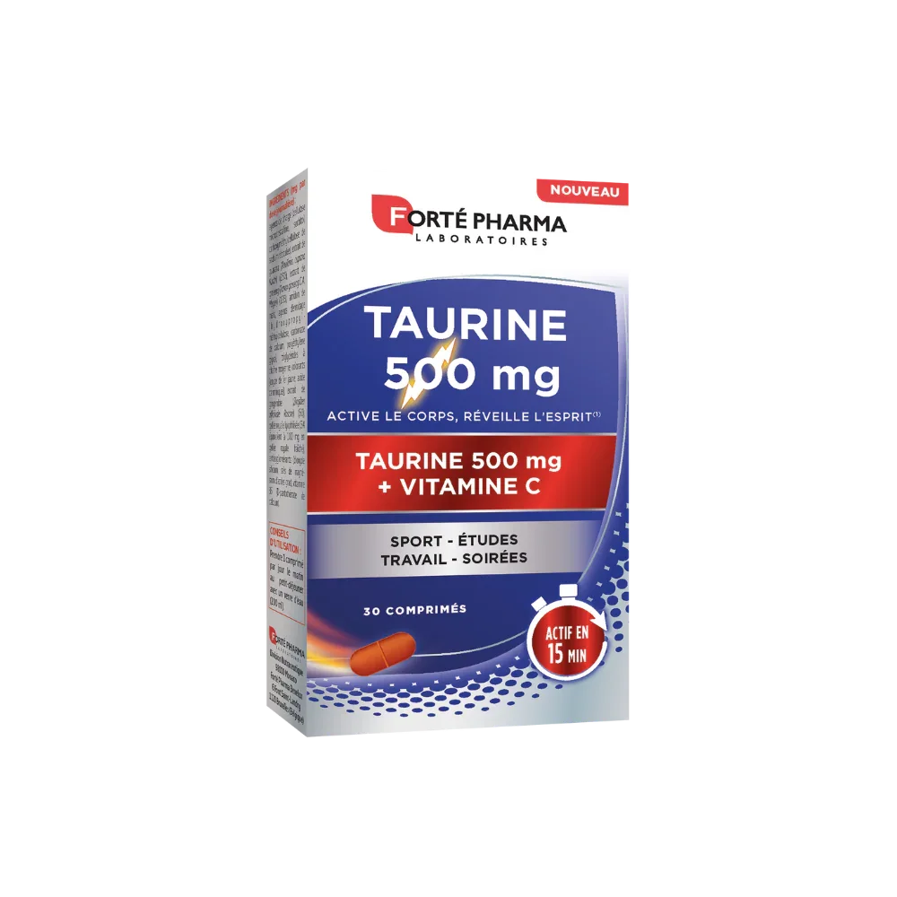 Achetez notre Taurine 500 mg et vitamine C