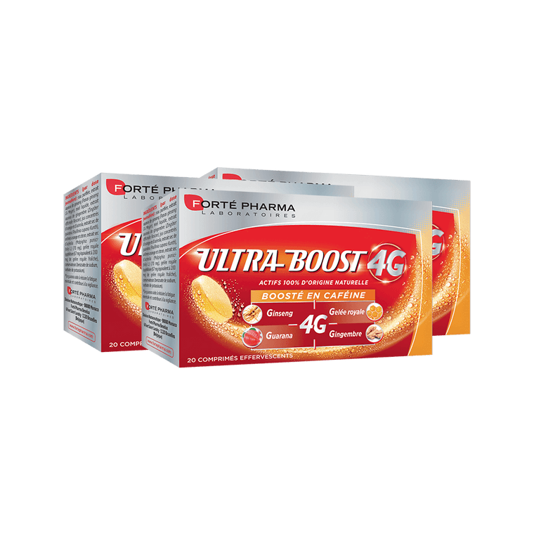 Lot de 3 UltraBoost 4G Effervescent - Forté Pharma