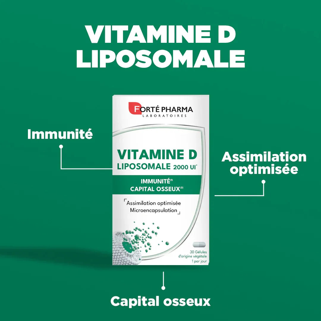 Vitamine D liposomale attributs Forté Pharma