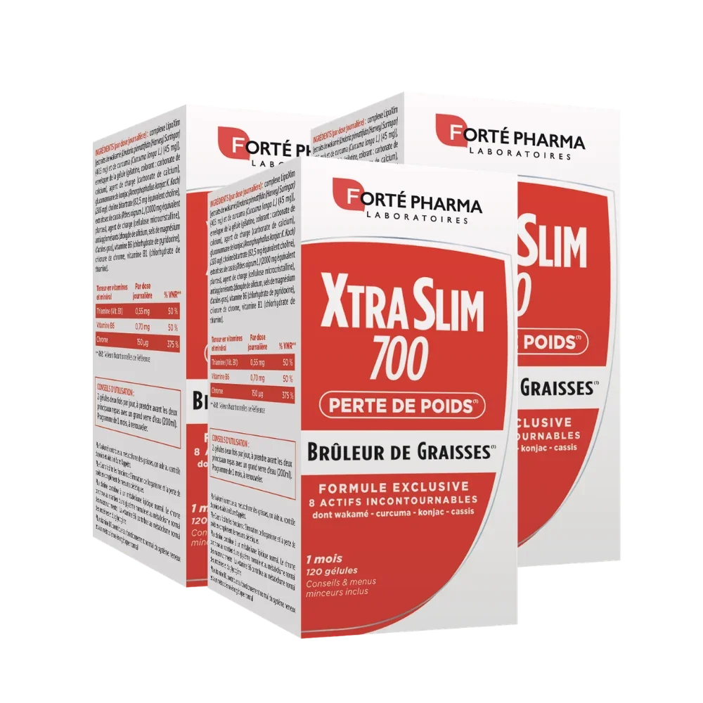 Lot de 3 XtraSlim 700 - Forté Pharma