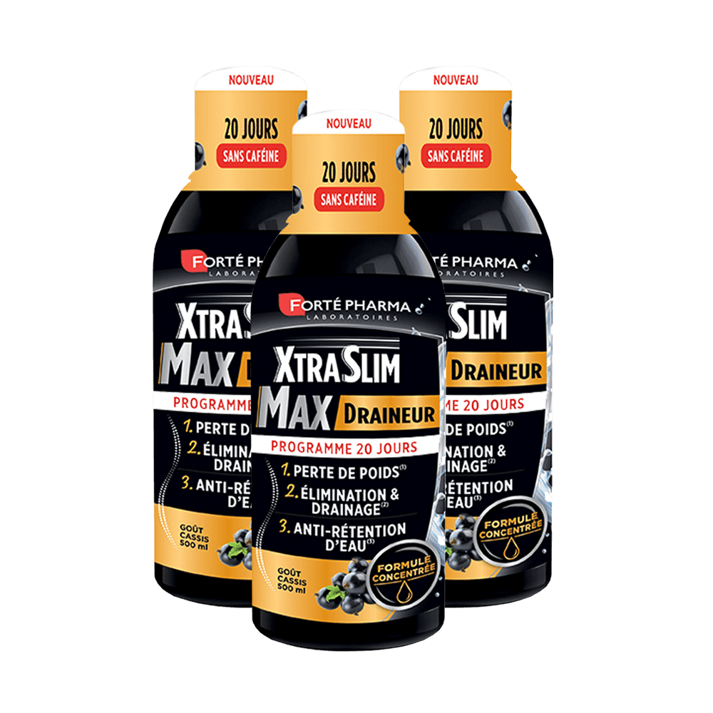 Lot de 3 XtraSlim Max Draineur - Forté Pharma