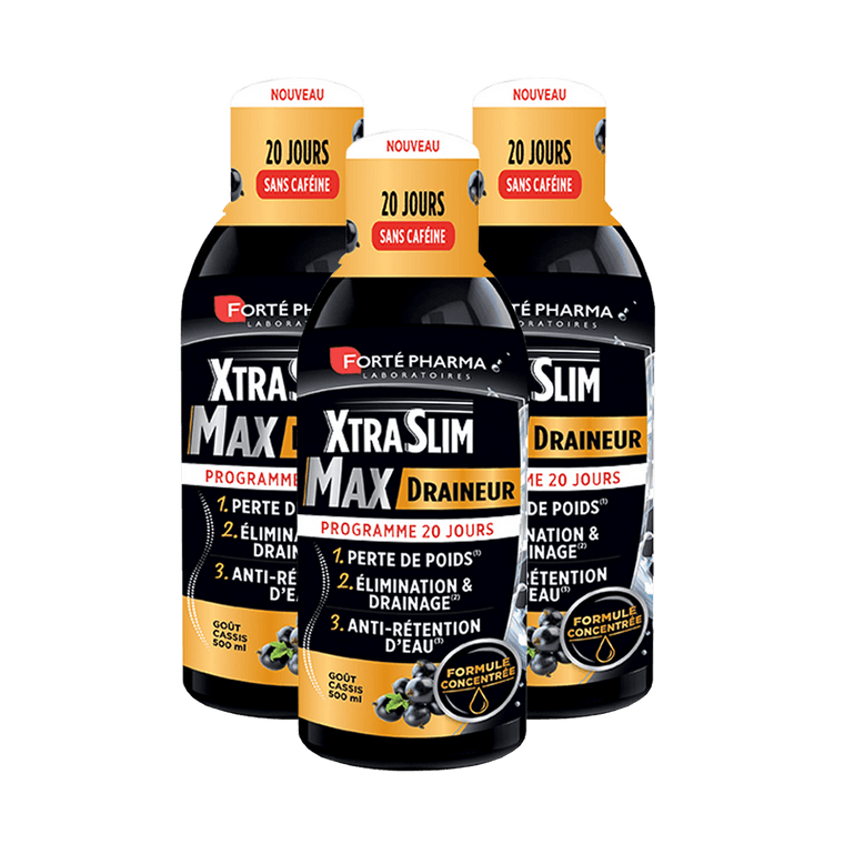 Lot de 3 XtraSlim Max Draineur - Forté Pharma
