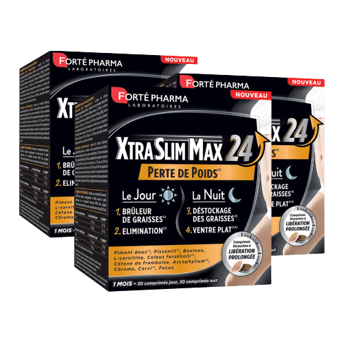 Lot de 3 XtraSlim Max 24 - Forté Pharma - Lot de 3 XtraSlim Max 24 - Default Title