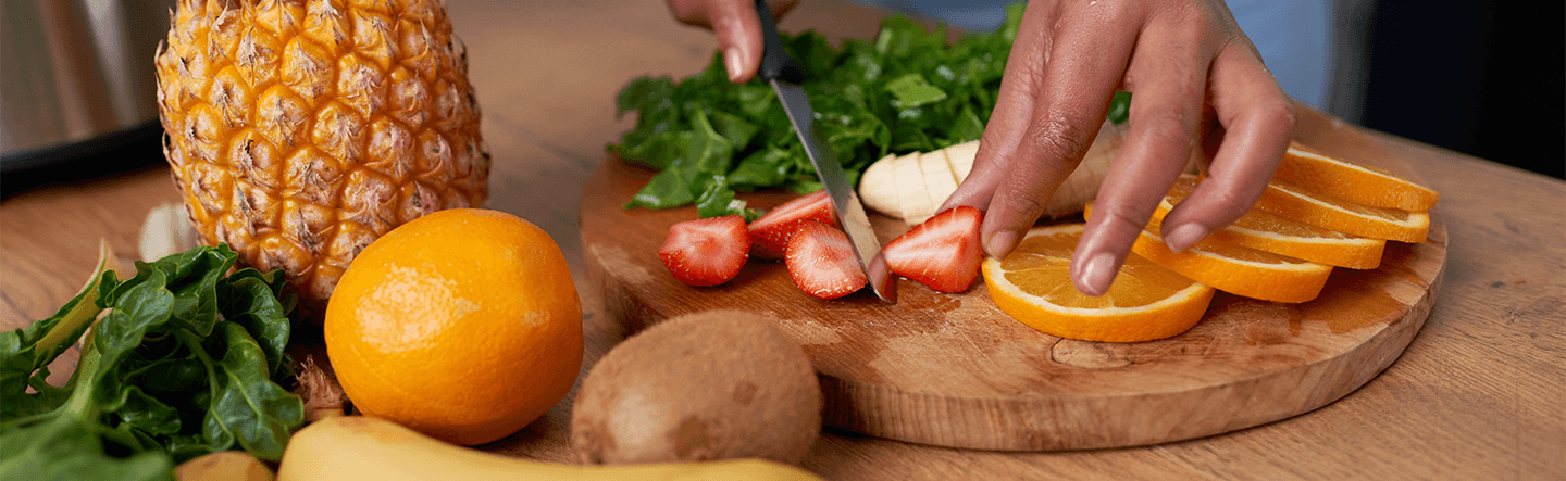 Alimentation saine, fruits et légumes frais, nutrition équilibrée.