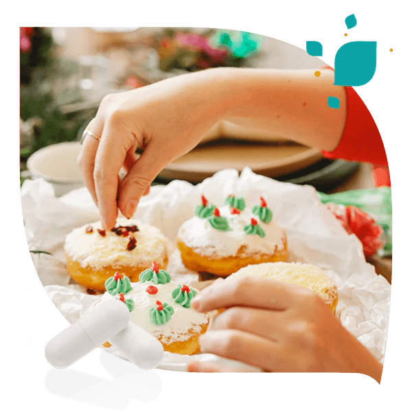 Plat festif sain, conseils Noël, alimentation équilibrée, plaisir sans excès.