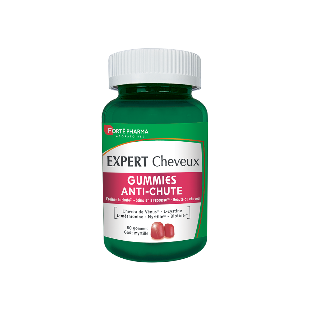 Expert cheveux anti-chute gummies
